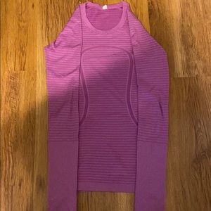 Lululemon long sleeve athletic shirt.